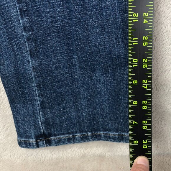 Lee Womens Jeans Size 4 Blue Denim Relaxed Fit Straight Leg Mid Rise Medium Wash - Picture 3 of 14